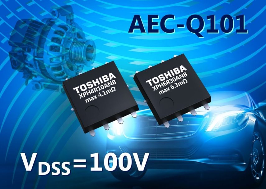 Toshiba annuncia nuovi MOSFET a canale N da 100 V per applicazioni automotive